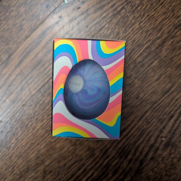 Nee Doh NeeDoh Swirlie Eggs Stress Toy by Schylling - Purple & Blue Swirl - Picture 2 of 5